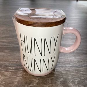 Rae Dunn ‘HUNNY BUNNY’ Mug with Lid